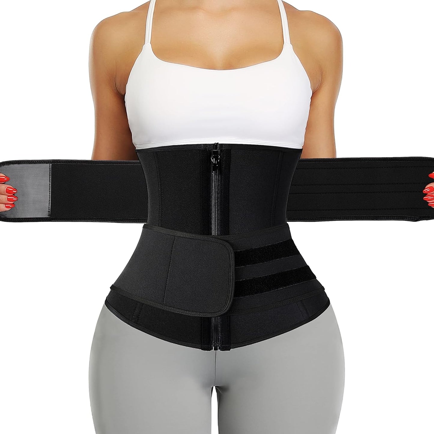 KIWI RATA Neoprene Sauna Waist Trainer Corset - Image 2