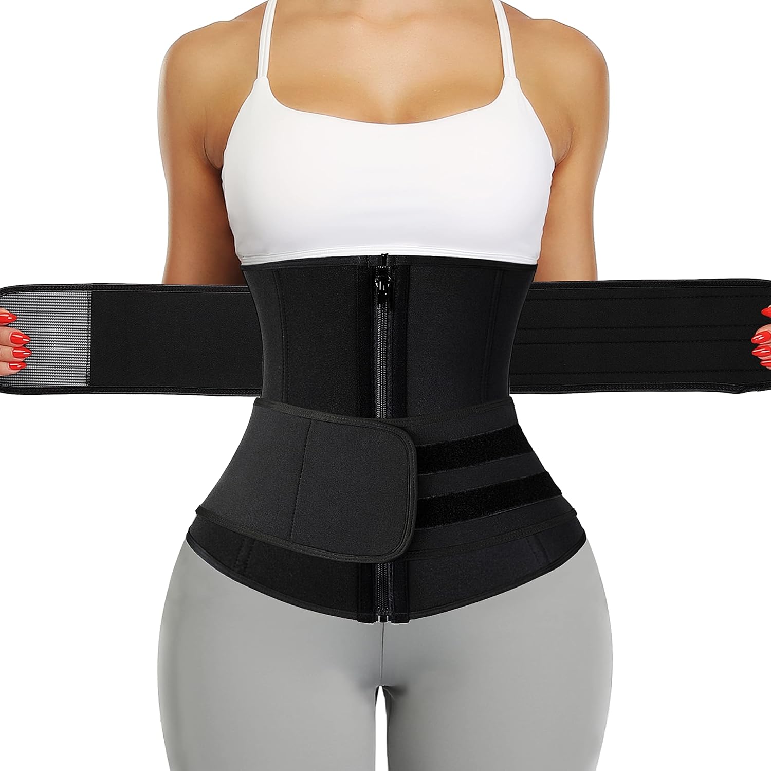 KIWI RATA Neoprene Sauna Waist Trainer Corset - Image 2