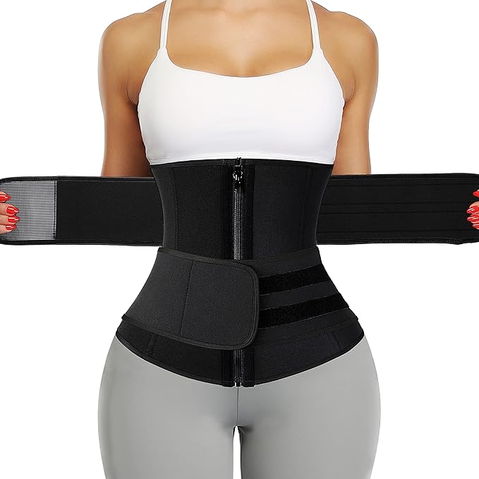 KIWI RATA Neoprene Sauna Waist Trainer Corset - Image 1